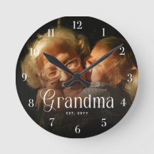 Moderne typografie oma cadeau met foto