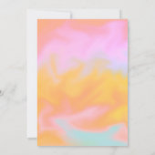 Moderne Typografie Oranje Snoep sparen de Dates Ka Kaart (Achterkant)