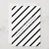 Moderne typografie-overlay afstudeerjaar 2024 kaart (Achterkant)