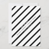 Moderne Typografie Overlay Foto Sla de datum op Save The Date (Achterkant)