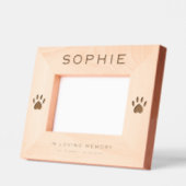 Moderne Typografie Paw Prints In Liefdevolle Geheu Gegraveerde Lijstjes (Links)