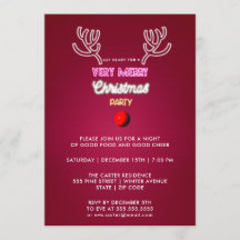 Moderne Typografie Red Nose Reindekerst