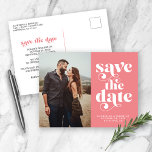 Moderne Typografie Roos Roze foto Opslaan Datum Aankondigingskaart<br><div class="desc">Moderne Roos roze Typografie Foto Save the Date Kaart in a font dat modern en trendy is en een luxe boho aanzet tot een gevoel van sufheid. Voeg eenvoudig uw namen en datums toe voor een echt gepersonaliseerd ontwerp. Neem contact met ons op via cedarandstring@gmail.com als u hulp nodig hebt...</div>