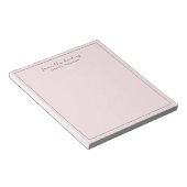 moderne typografie, roze 2 van het bureau van noti notitieblok (Schuin)