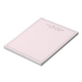 moderne typografie, roze 2 van het bureau van noti notitieblok (Linkerzijde)