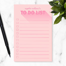Moderne typografie Roze Takenlijst Post-it® Notes
