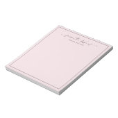 moderne typografie, roze van de notitieblok (Linkerzijde)