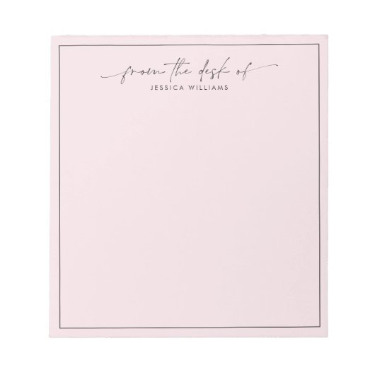 moderne typografie, roze van de notitieblok (Voorkant)