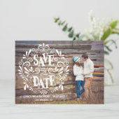 MODERNE TYPOGRAFIE | Save the date (Staand voorkant)