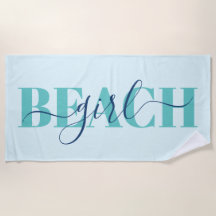 Moderne typografie script blauw turquoise strand c