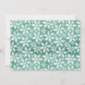 Moderne typografie Seizoensgroeten Foto Feestdagenkaart (Achterkant)