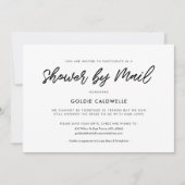 Moderne typografie Shower by mail Kaart (Voorkant)