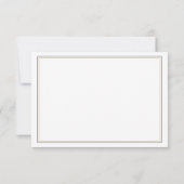 Moderne typografie Sla de datumkaart op RSVP Kaartje (Achterkant)