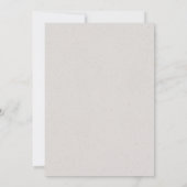 Moderne Typografie Speckled Grijs en Zwart Save The Date (Achterkant)