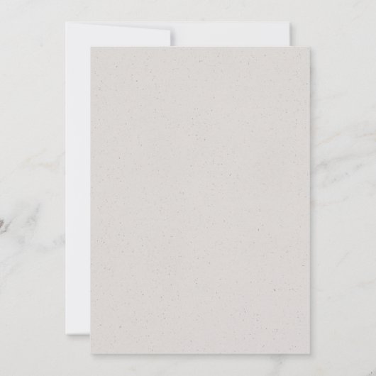 Moderne Typografie Speckled Grijs en Zwart Save The Date (Achterkant)