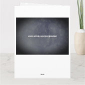 Moderne typografie-stijl Dank u eerwaarde dag Kaart (Achterkant)