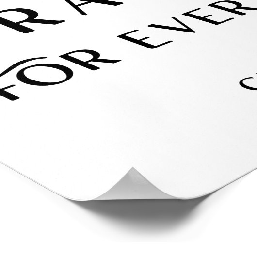 Moderne typografie Thankfulness Poster (Hoek)