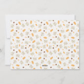 Moderne Typografie Thanksgiving Foto Feestdagenkaart (Achterkant)