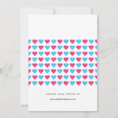 Moderne Typografie-uitnodiging met oude lettertype Kaart (Achterkant)