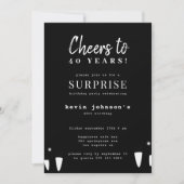 Moderne typografie van elke man-verjaardagsfeestje kaart (Voorkant)