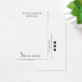 Moderne Typografie Verpletterende Kaarten Visitekaartje (Bureau)