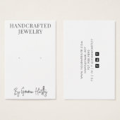 Moderne Typografie Verpletterende Kaarten Visitekaartje (Voorkant /achterkant)