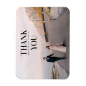 Moderne typografie vet Bedankt Magnet Magneet (Verticaal)
