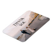 Moderne typografie vet Bedankt Magnet Magneet (Linkerzijde)