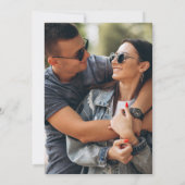 Moderne typografie voor foto's in stripstijl voor  kaart (Achterkant)