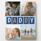 Moderne typografie voor papa foto fotoplaat (Voorkant)