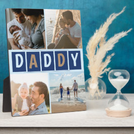 Moderne typografie voor papa foto fotoplaat
