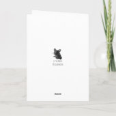 Moderne typografie voor verjaardag met toiletpapie kaart (Achterkant)