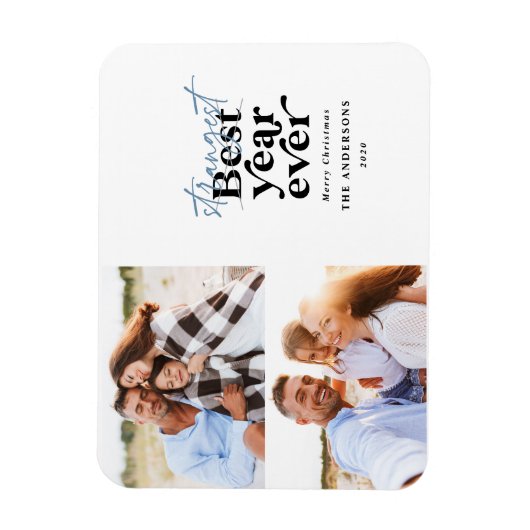 Moderne typografie vreemdste jaar ooit magneet (Verticaal)