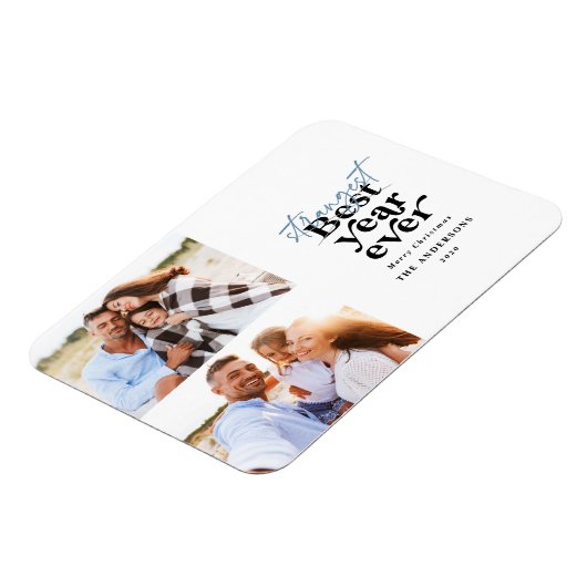 Moderne typografie vreemdste jaar ooit magneet (Linkerzijde)