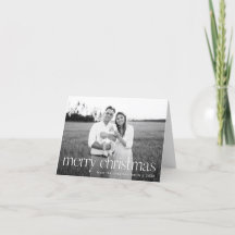 Moderne Typografie Vrolijk Kerstfeest 2 Foto