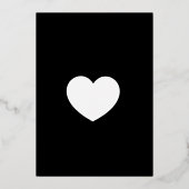 Moderne typografie: we redden de datum folie uitnodiging (Achterkant)