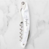 Moderne Typografie Weddenschap Bridesmaid Kurkentrekker (Voorkant)