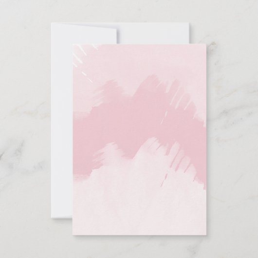 Moderne Typografie Weddenschap Hartelijk dank Bedankkaart (Achterkant)