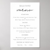 Moderne Typografie Willekeurig kleurscript bruilof Poster (Voorkant)