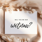 Moderne typografie Wordt u onze getuigenis kaart? Kaart