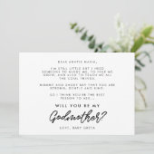 Moderne typografie... zal je mijn Godmoemkaart zij Kaart (Staand voorkant)