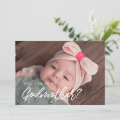 Moderne typografie... zal je mijn Godmoemkaart zij Kaart (Staand voorkant)