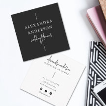 Moderne Typografie Zwart-wit Elegant Minimaal