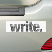 Moderne Typografische Decal voor de Professionele Bumpersticker (Op auto)