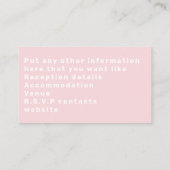 Moderne typografische details, bijsluitkaart informatiekaartje (Achterkant)