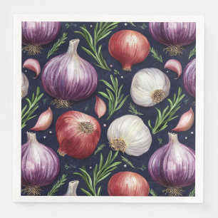 Moderne uien patroon servet