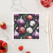 Moderne uien patroon servet (Insitu)