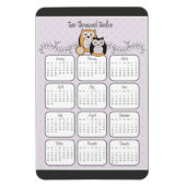 Moderne Uilen 2012 Kalender Magneet (Verticaal)