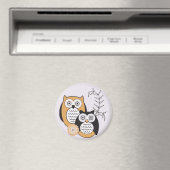 Moderne Uilen Magneet (Insitu (Vaatwasser))