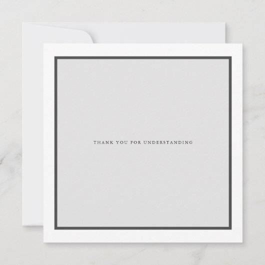 Moderne Uitgesteld Evenement Aankondiging Nieuwe P (Achterkant)